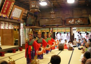 金峯神社-稚児舞